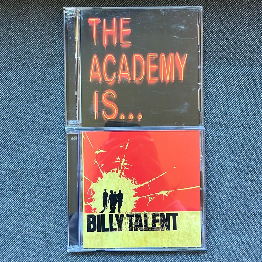 Billy Talent CD and The Academy Is… Santi with bonus DVD